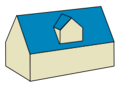 Satteldachgaube