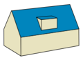 Flachdachgaube