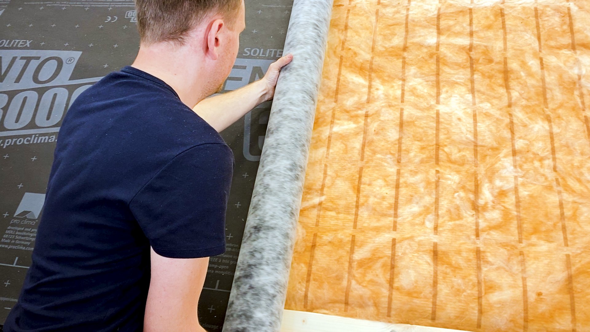 Unterdeckbahn verlegen