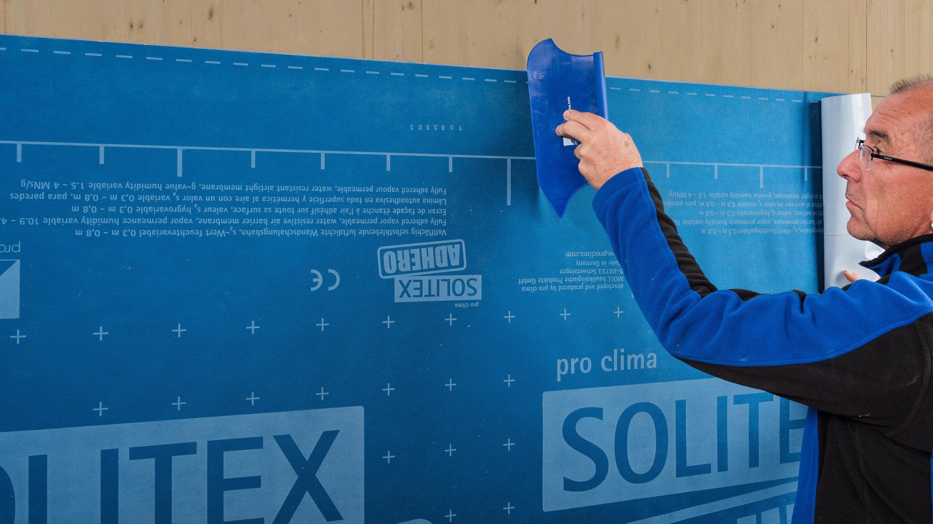 Anlegezone verkleben