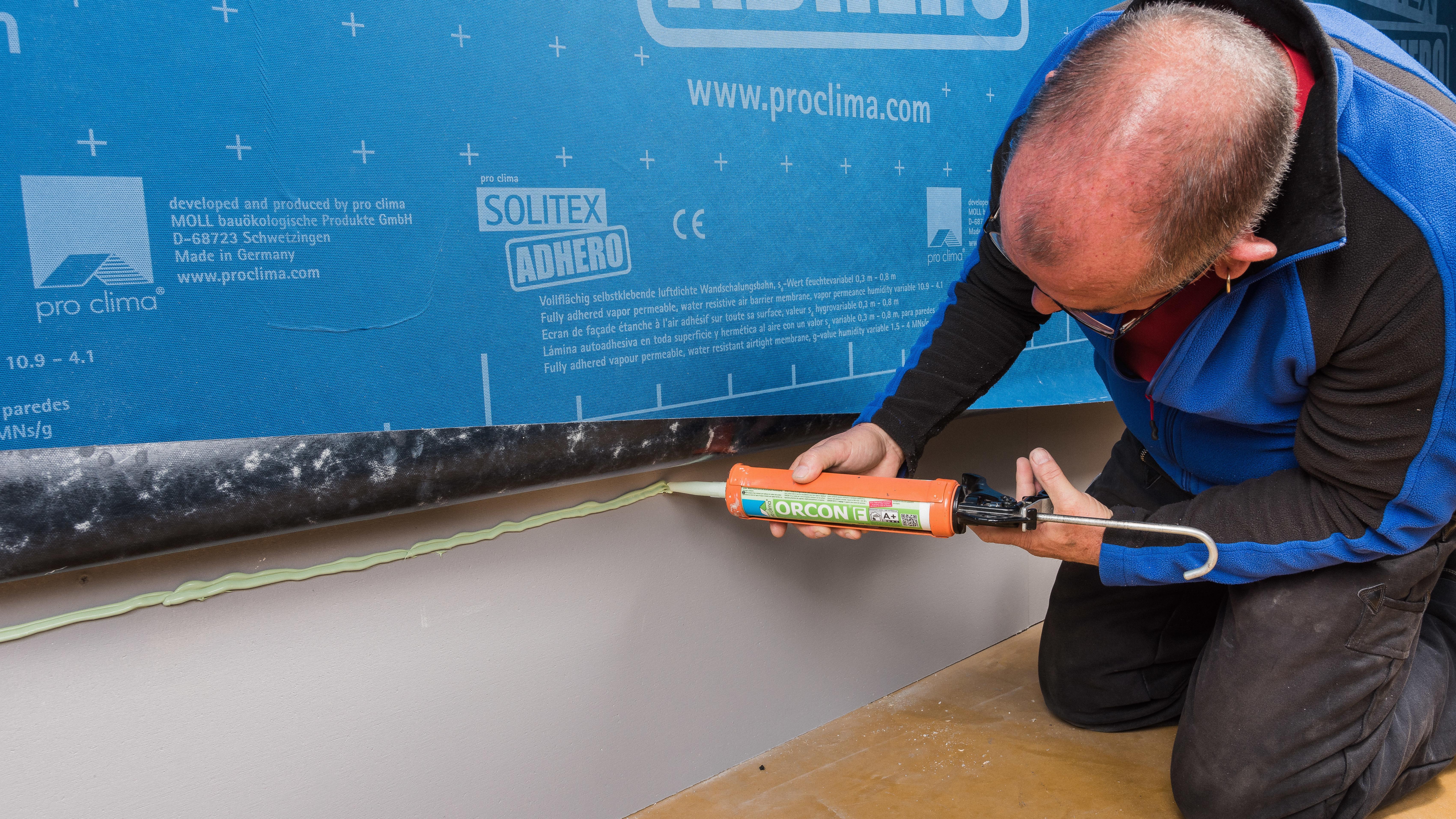 Anschluss an raue Untergründe