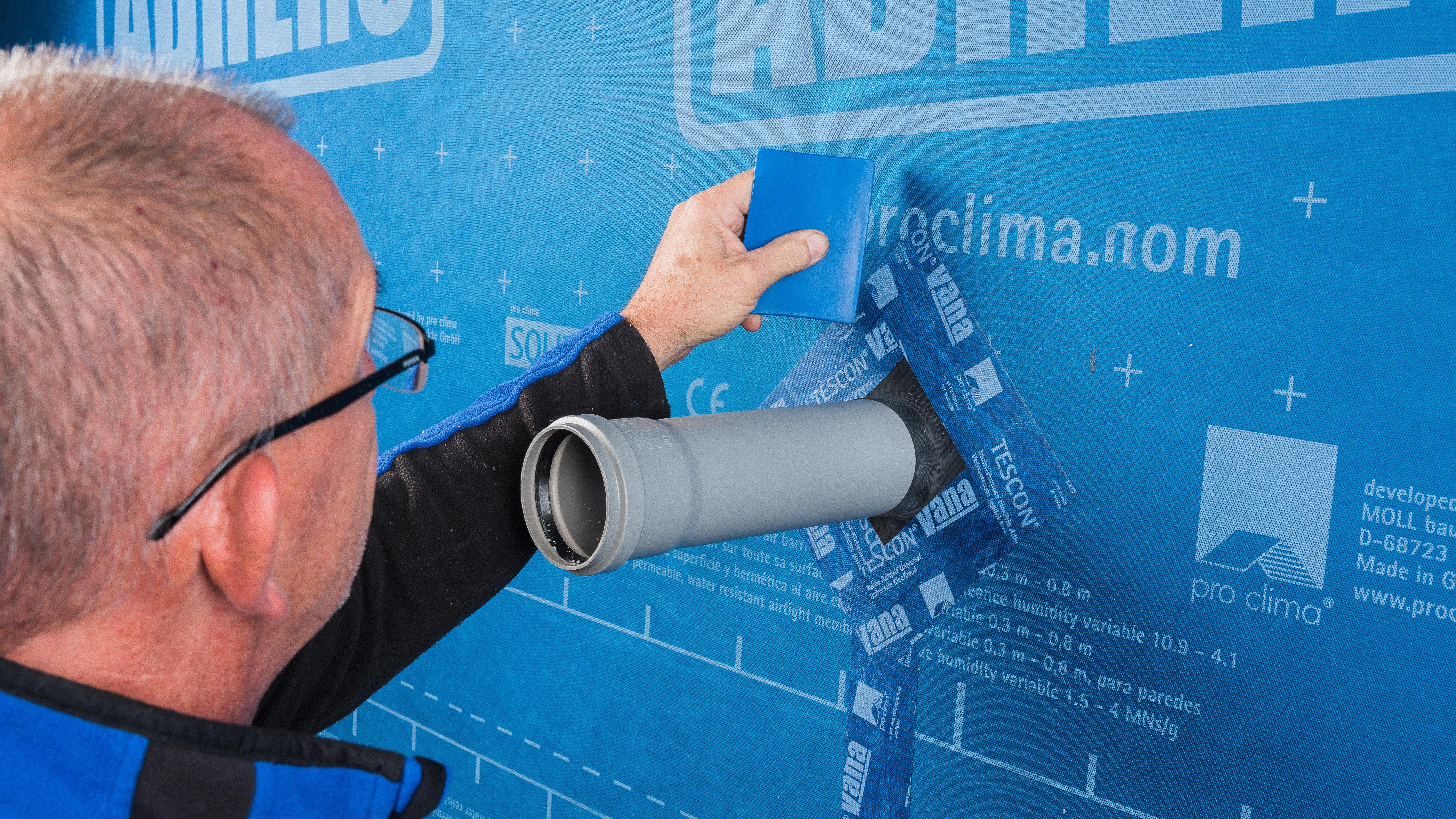 Rohrdurchdringung mit ROFLEX