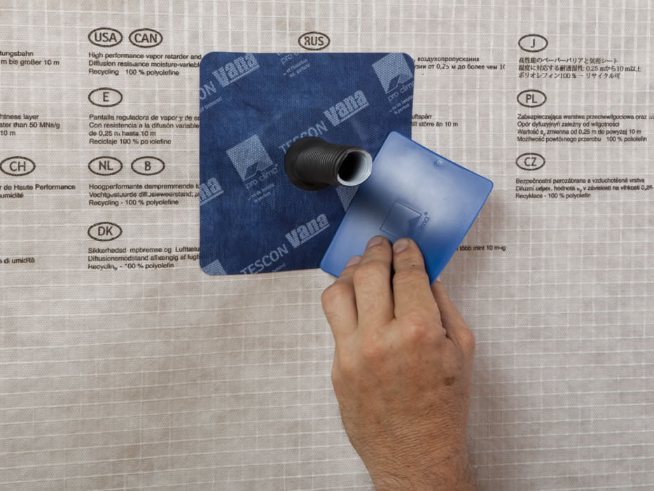 Manschette verkleben