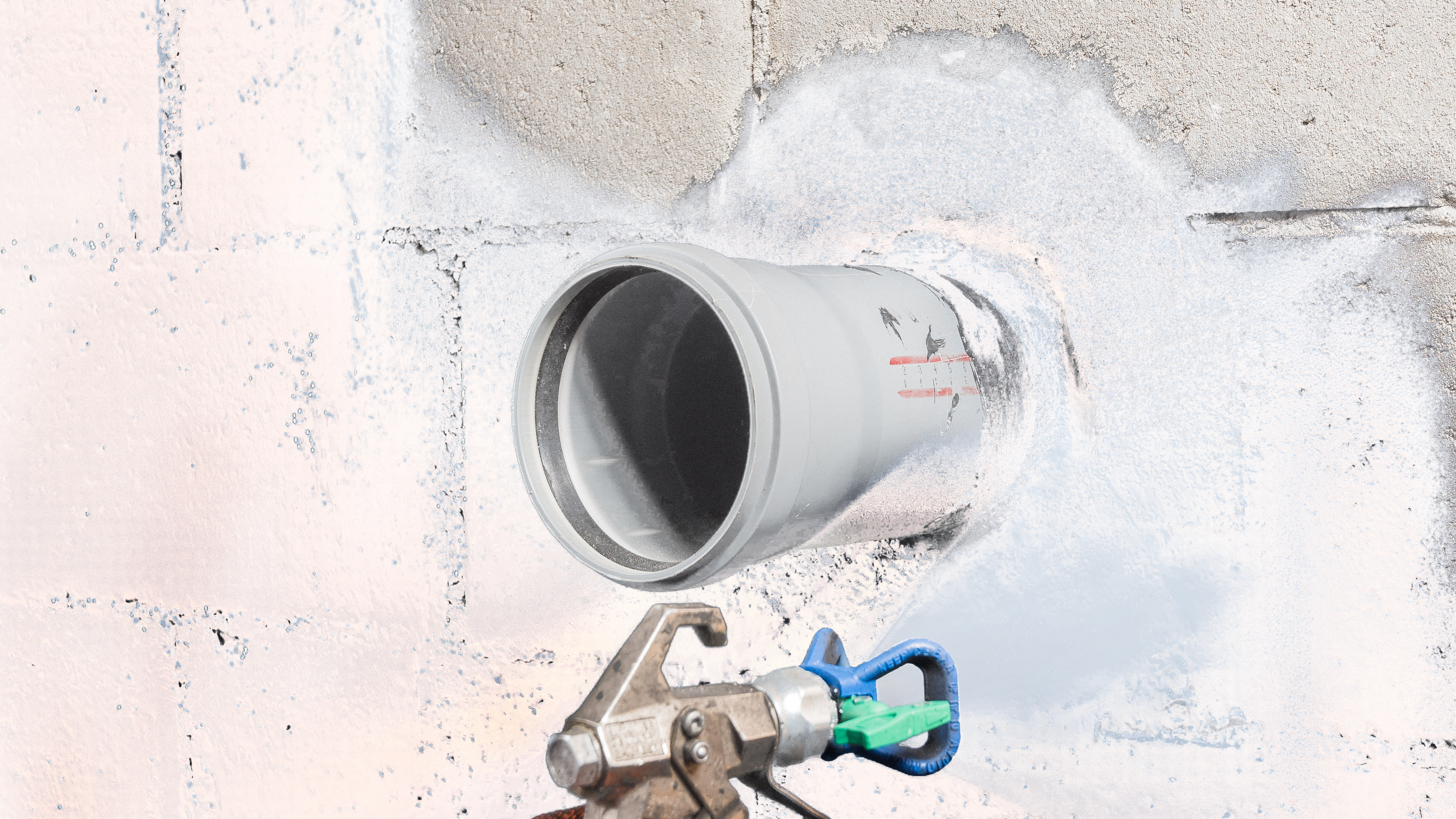 Alternativ: Übersprühen