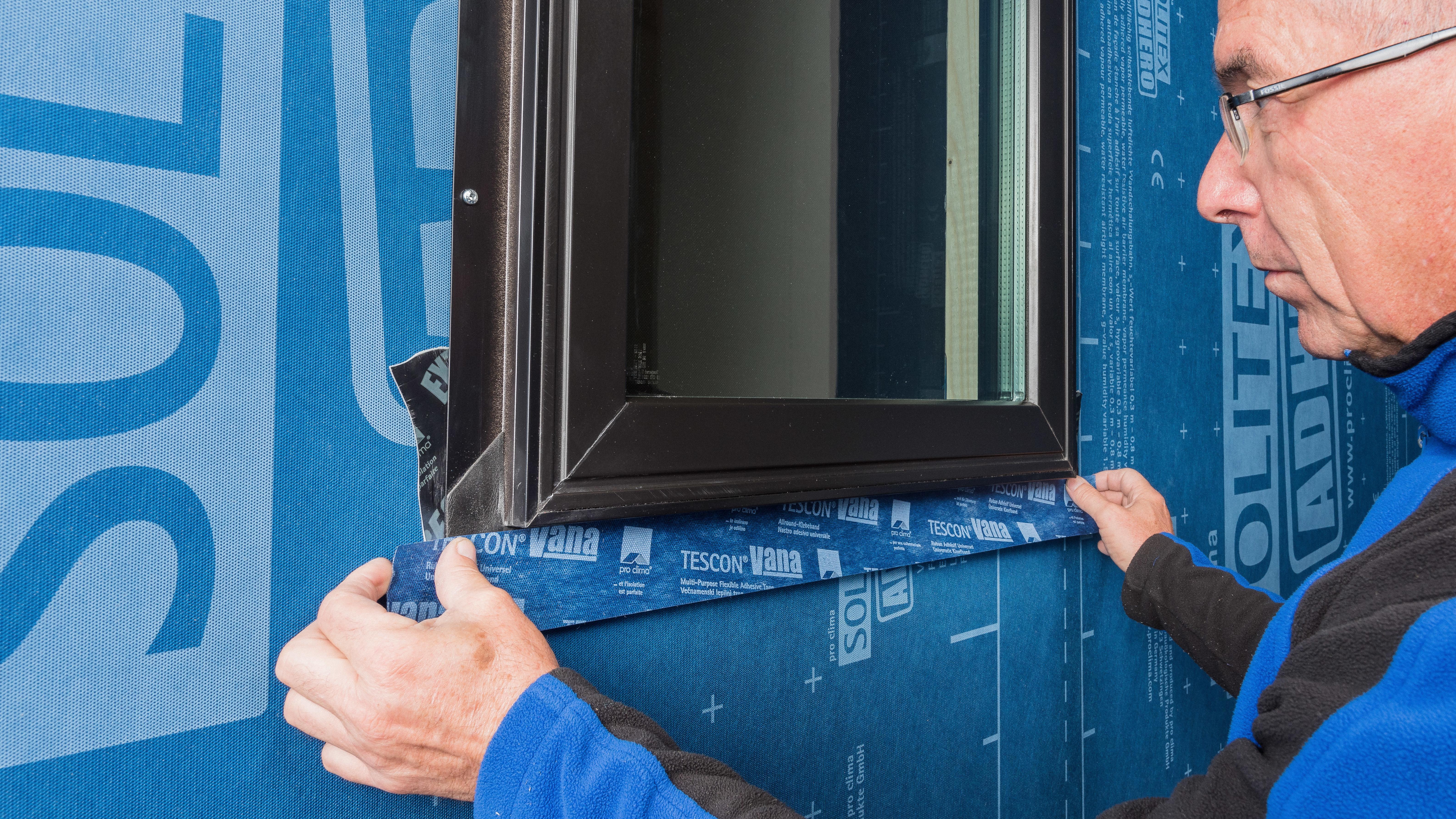 Alternativ: Anschluss an Flange Window USA