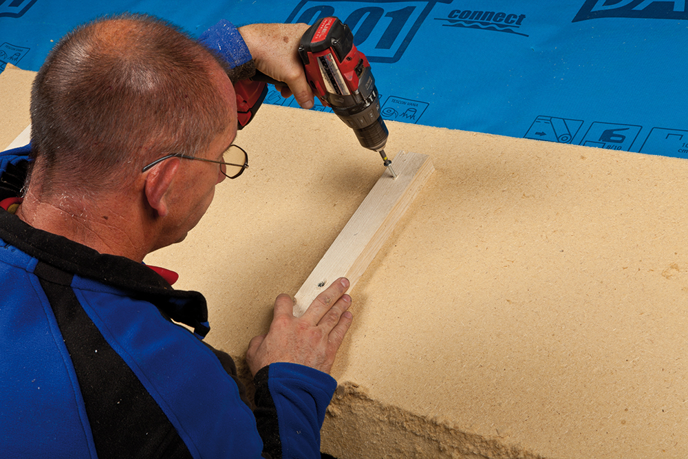 Fläche überdämmen