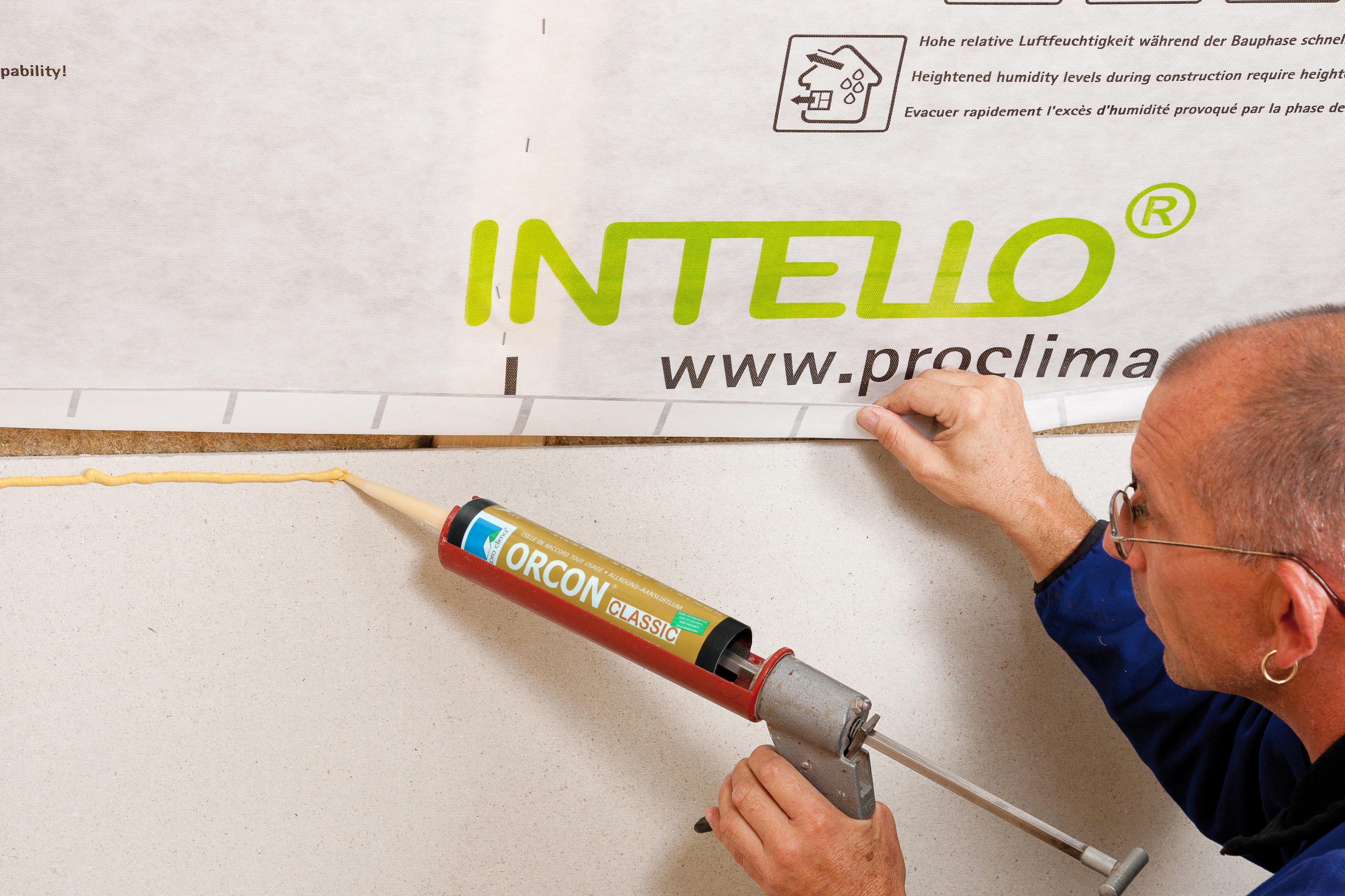 Anschluss an verputzten Drempel