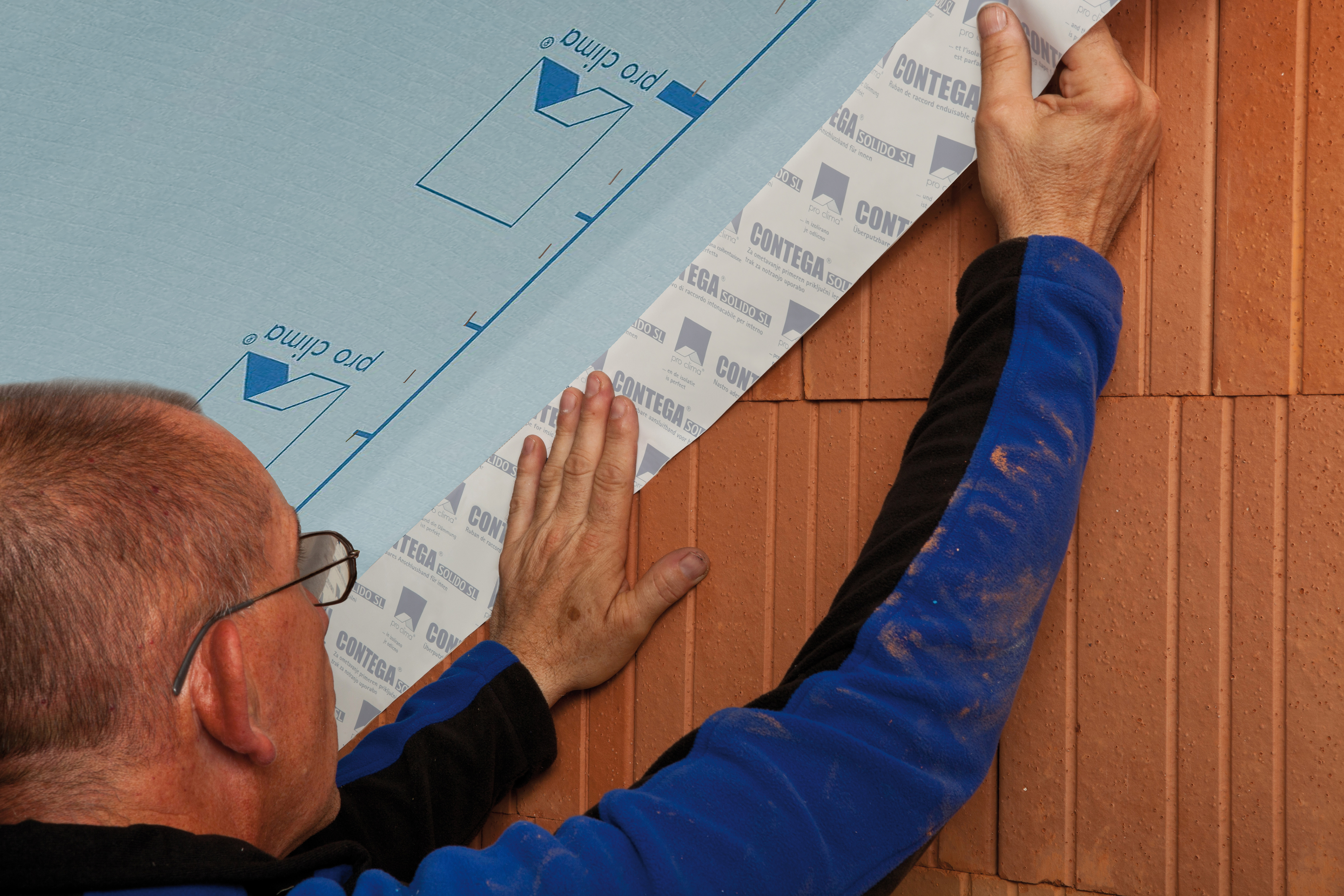 Giebelwand Mauerwerkswand, luftdichten Anschluss herstellen