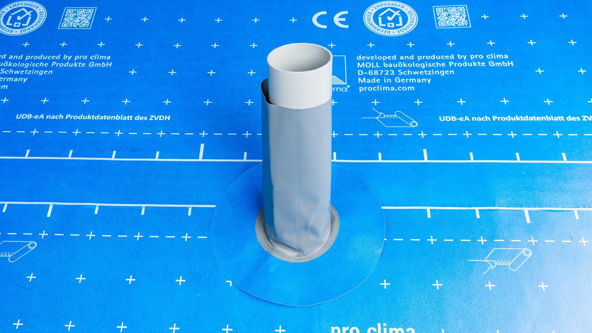 über das Rohr führen