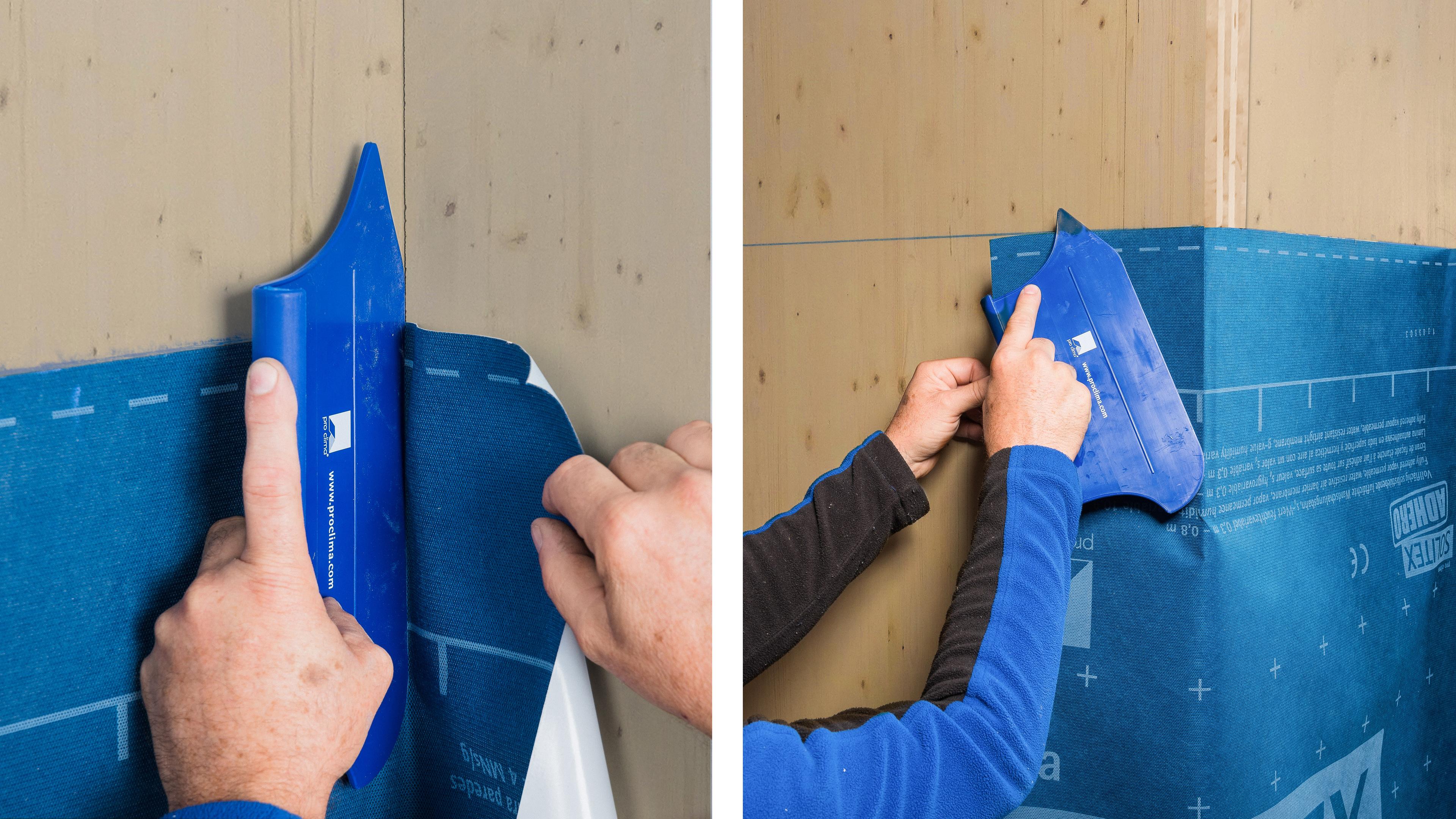 Bahnen ansetzen (ohne Eckstreifen)