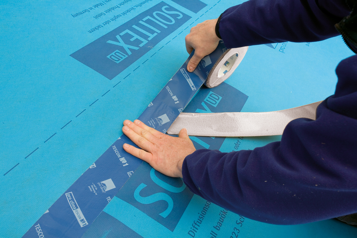 Überlappung verkleben