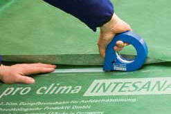 Alternativ: Feuchtegeschützte Verklebung in der Überlappung mit DUPLEX