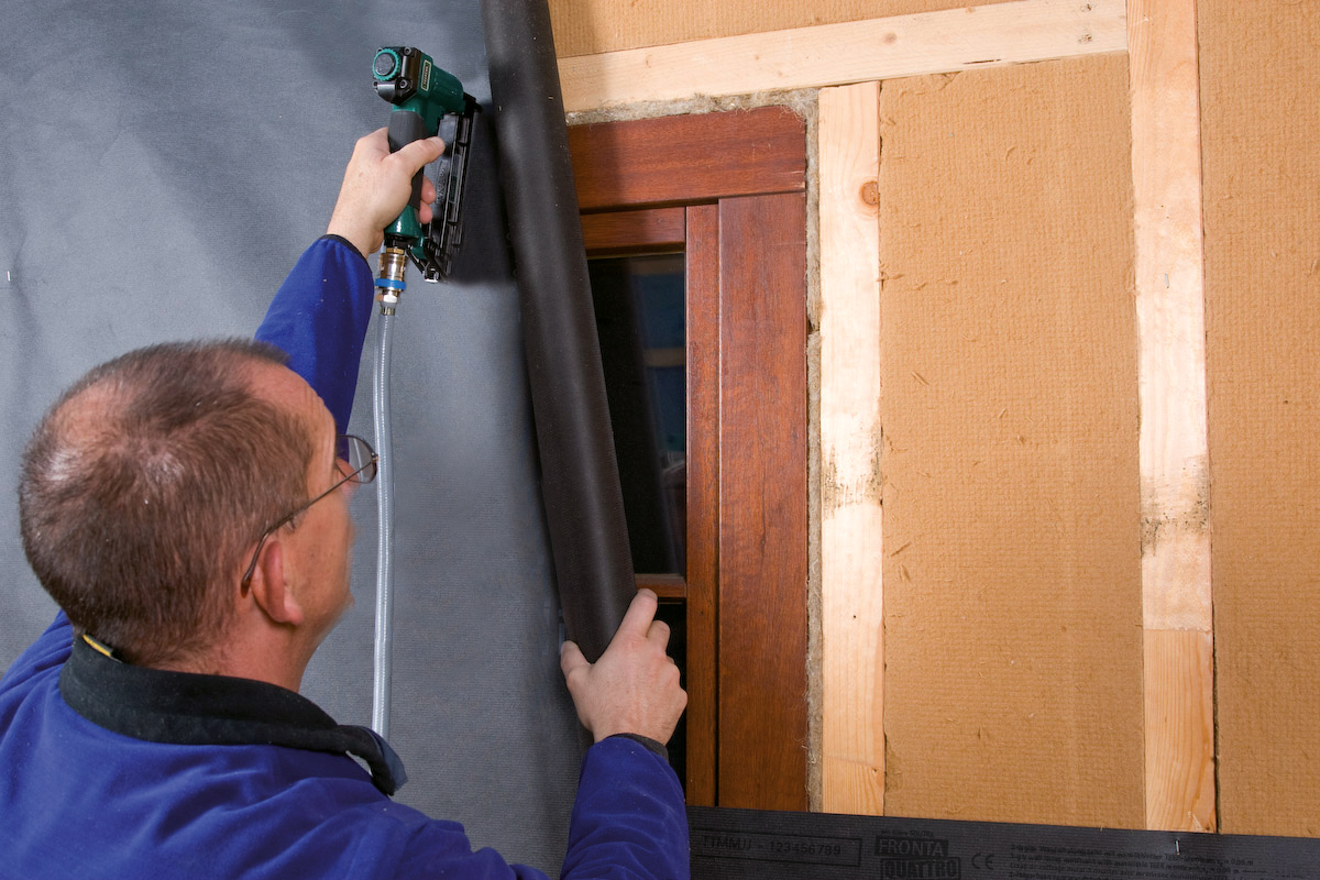 Anschluss an Fenster