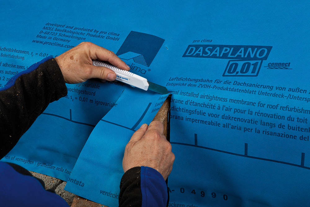 Bahn verlegen und ausklinken